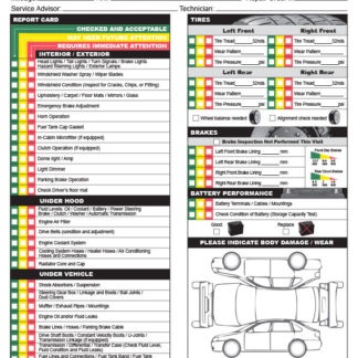 Multi-Point Inspection Checklist | BPI Custom Printing