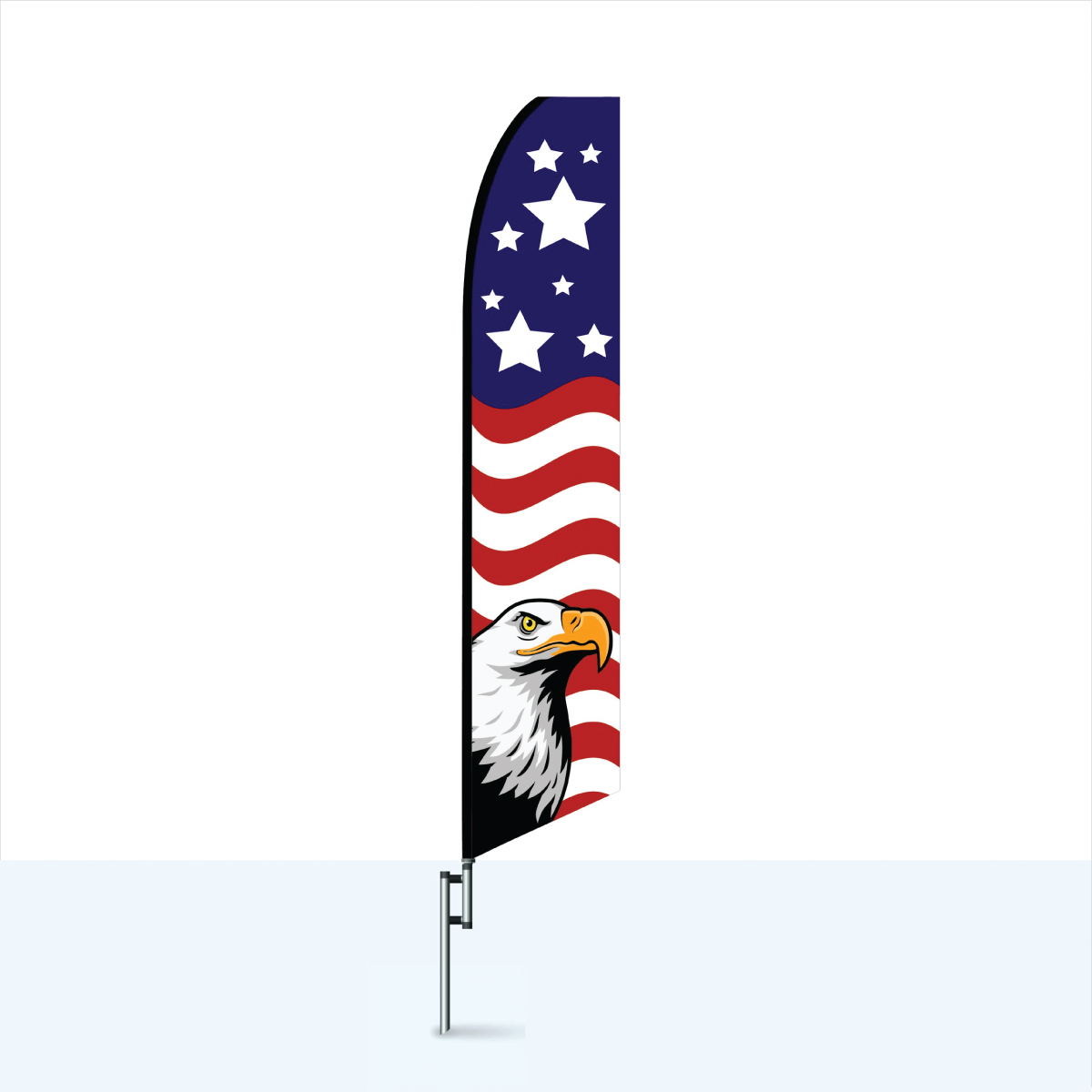 Stars & Stripes Swooper Flags | BPI Custom Printing